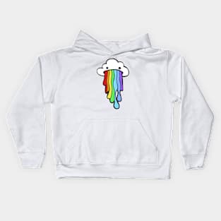 Rainbow Vomit Kids Hoodie